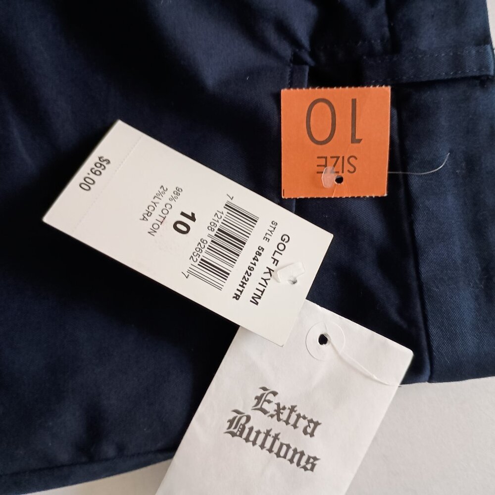 Ralph Lauren Golf Navy Blue Shorts Women’s Size 10 NWT - Picture 7 of 16
